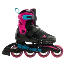 Rollerblade Inline Skates Microblade Free (Rollen: 72mm/80A, Kugellager: SG3) schwarz/rosa Kinder